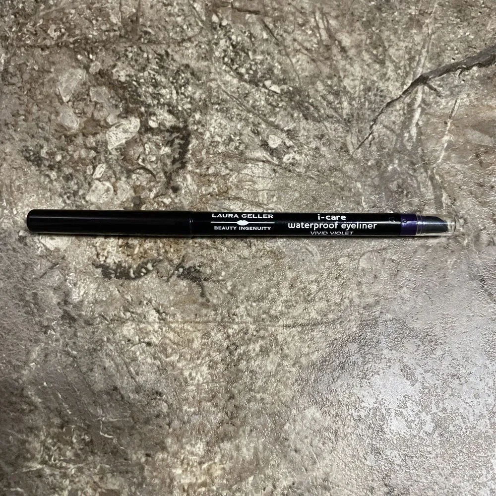 LAURA GELLER i-care Waterproof Eyeliner Vivid Violet .012 Oz‎ Full Size New
